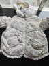 巴拉巴拉童裝寶寶羽絨服女童2025新款冬季加厚外套保暖寶寶上衣北歐風(fēng)女寶 白色調碎花00311-白鴨絨 110 充絨量89g 曬單實(shí)拍圖