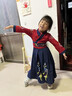 雀棲枝兒童古裝漢服國學(xué)服男童女童書(shū)童中國風(fēng)服裝小學(xué)生三字經(jīng)演出服女 升級款龍吟紅藍直袖女款 160 曬單實(shí)拍圖