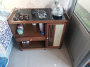 木馬人移動(dòng)茶桌家用小茶臺竹木茶車(chē)茶幾茶具套裝自動(dòng)燒水壺一體茶水柜 烏金石面板*80長(cháng)+煮茶電器+茶具 曬單實(shí)拍圖