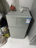 HYUNDAI韓國現代冰箱雙開(kāi)門(mén)小型一級能效小冰箱家用宿舍租房冷藏冷凍電冰箱節能省電保鮮低噪 80L銀【行業(yè)TOP+冷藏保鮮】 曬單實(shí)拍圖