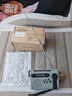岑迷D900防災應急全波段收音機太陽(yáng)能充電手搖發(fā)電手機充電寶a  軍綠Typc版 曬單實(shí)拍圖