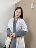 恒源祥純羊毛圍巾女秋冬季披肩女士保暖圍脖生日禮物送媽媽禮盒裝 曬單實(shí)拍圖