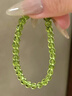 亞梵尼收藏級天然橄欖石彩寶手串女綠色水晶生日禮物送女友送老婆 【單圈】珠寶級天然橄欖石5mm 曬單實(shí)拍圖