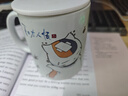 神獸王國夏目友人帳周邊杯子帶蓋陶瓷水杯貓咪老師動(dòng)漫二次元馬克杯禮物 款式1 杯子+蓋子+樹(shù)葉勺(禮盒裝) 曬單實(shí)拍圖