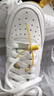 耐克NIKE板鞋女空軍一號AF1 AIR FORCE 1運動(dòng)鞋DD8959-100白37.5 曬單實(shí)拍圖