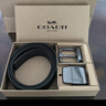 蔻馳（COACH）【品牌直供】男士雙扣頭腰帶禮盒 38MM 灰黑色CW362 曬單實(shí)拍圖