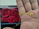 中國黃金（CHINA GOLD）海豚之戀黃金項鏈女士新款足金吊墜生日禮物女送女友老婆結婚紀念 [京速達]足金余生有你吊墜-足金鏈 曬單實(shí)拍圖