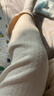 嫚熙（EMXEE）【新品】秋冬空氣棉月子服孕婦哺乳保暖睡衣產(chǎn)后夾棉家居服套裝 香草白「暖芯空氣棉 三層鎖溫」 適合10~20℃ L（適穿120-140斤） 曬單實(shí)拍圖