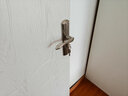 虎頓（HOTUN）臥室門(mén)鎖木門(mén)鎖通用型整套房間門(mén)鎖不銹鋼面板把手免打孔KTS04-125D 曬單實(shí)拍圖