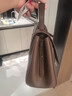 高巴度（GORBADO）新款包包女包2025潮大容量休閑配大衣的包歐洲站真皮手提斜挎包大 咖啡色 曬單實(shí)拍圖