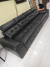 全友家居現代輕奢風(fēng)頭層牛皮真皮沙發(fā)客廳2025新款四人位直排沙發(fā)家具 【霸氣黑茶】3.42m直排 加厚牛皮+頭枕可調+66cm座深+4重海綿 曬單實(shí)拍圖