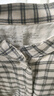 無(wú)印良品（MUJI）女式 法蘭絨立領(lǐng)長(cháng)袖罩衫 女士襯衫襯衣女裝25年秋季BC2OHC5A 淺米色格紋 L (165/88A) 曬單實(shí)拍圖