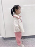 迪士尼寶寶女童套裝春裝2024新款兒童時髦洋氣衣服1一4歲女寶寶春春季兩件套 褐色 73 建議7-9個月13-18斤cm 曬單實拍圖