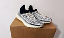 阿迪達斯YEEZY350條紋斑馬椰子夏日透氣男女休閑鞋IG9608 42.5 曬單實(shí)拍圖