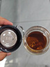 茶馬仕高端品牌雙層玻璃杯手提環(huán)男女車(chē)載防燙便攜泡茶單層水杯子定制 雙層藍色-368M 曬單實(shí)拍圖