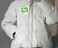 雪中飛羽絨服女短款2025秋冬季新款加厚保暖立領(lǐng)小個(gè)子面包服外套 灰色 L (165) 曬單實(shí)拍圖