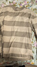 Calvin KleinJeans25秋季新款男士休閑通勤ck寬條紋圓領(lǐng)寬松打底長(cháng)袖T恤上衣 曬單實(shí)拍圖
