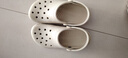 卡駱馳（crocs）經(jīng)典系列經(jīng)典小Clog K童粉色洞洞鞋涼鞋 骨白 34 （34碼-35碼） 曬單實(shí)拍圖