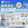 SnowDream日本廚房濕巾80抽*3包加大加厚款 廚房用紙去油污強力吸油濕紙巾 曬單實(shí)拍圖