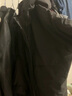 羅蒙（ROMON）沖鋒衣男士棉服秋冬季夾棉夾克男裝加厚保暖防風(fēng)工裝連帽二棉外套 黑色 4XL 建議180-200斤 曬單實(shí)拍圖