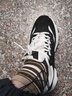 斯凱奇奧利奧|秋季黑白老爹鞋復古熊貓鞋透氣厚底增高運動(dòng)鞋 曬單實(shí)拍圖