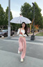 愛上雨透明三麗鷗凱蒂貓長柄傘可愛卡通磨砂兒童學(xué)生上學(xué)雨傘便捷高顏值 （梔遇滿版）Kitty磨砂款長柄【加厚加固】 曬單實(shí)拍圖