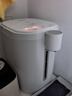 美的（Midea）電熱水瓶燒水壺保溫一體機 玻璃內膽無(wú)異味 智能恒溫 精準調溫控溫 沖奶神器 5L大容量50E-10G 曬單實(shí)拍圖