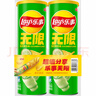 樂(lè )事（Lay's）無(wú)限薯片 翡翠黃瓜味 104克*2罐 208克 休閑零食 膨化食品 曬單實(shí)拍圖