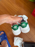 阿迪達斯 （adidas）官方三葉草男鞋女鞋2025秋季新款運動(dòng)鞋輕便透氣休閑鞋貝殼頭板鞋 FX5502/史密斯綠尾 40 曬單實(shí)拍圖