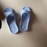 維諾妮卡臺灣進(jìn)口拖鞋女夏天薄底輕便室內家居防滑男士四季環(huán)保洗澡涼拖鞋 水藍色 34-35 (225mm) S碼 曬單實(shí)拍圖