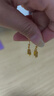 周生生永系列黃金耳飾 金葉子足金耳環(huán) 一葉暴富 40535E計(jì)價(jià) 3.81克(含工費(fèi)130元) 曬單實(shí)拍圖