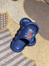 迪士尼童鞋男童蜘蛛俠夏季涼拖鞋浴室防滑戶(hù)外一字拖F1361 藏藍  曬單實(shí)拍圖