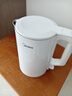 美的（Midea）電燒水壺電熱水壺家用1.5L容量316L食品級不銹鋼無(wú)縫內膽雙層防燙價(jià)保11.11自動(dòng)斷電MK-HJ1566-PRO 曬單實(shí)拍圖