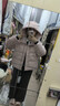 森馬（Semir）輕松羽絨|羽絨服女寬松連帽面包服冬防潑水防風(fēng)外套101724113045 曬單實(shí)拍圖