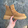 JEEP【順豐包郵】吉普馬丁靴男英倫風(fēng)休閑大黃靴男厚底戶(hù)外工裝馬丁靴 土黃色 【官方旗艦版/送襪子】 42 【標準運動(dòng)鞋碼】 曬單實(shí)拍圖
