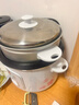 三角牌（Triangle）電飯煲老式電飯鍋帶蒸籠小型家用微壓不粘鍋 蒸煮一體老式電飯鍋大容量煲湯正品 加厚不粘內膽 4L 曬單實(shí)拍圖
