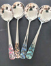拾畫(huà)304不銹鋼勺子4只裝 加厚甜品勺西餐勺吃飯勺湯匙創(chuàng  )意湯勺 曬單實(shí)拍圖