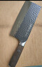 張小泉黑將pro不銹鋼錘紋廚房家用刀具 切菜刀 蘭頌斬切刀【京東限定】 曬單實(shí)拍圖
