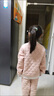 G.DUCKKIDS兒童校服神器內膽棉褲棉衣加厚男女童冬裝內穿套裝中大學(xué)生保暖褲 粉色套裝-新版沒(méi)有口袋 140 建議130-140cm9-10歲 曬單實(shí)拍圖