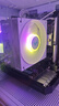 九州風神（DEEPCOOL）玄冰400V5ARGB白色CPU電腦散熱器附帶硅脂(白化4熱管/幻彩ARGB/220W/AG400ARGB WH） 曬單實拍圖
