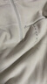 優(yōu)衣庫男裝女裝搖粒絨半拉鏈寬松套頭衫長袖保暖471233 30 淺米色 S /165/84A 曬單實拍圖