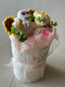 京東鮮花小狗玩偶花束成品向日葵生日禮物女生教師節禮物送閨蜜女友老師 曬單實(shí)拍圖