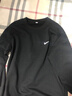 運動(dòng)套裝男秋季2025新款開(kāi)衫衛衣純棉加絨男款休閑寬松跑步運動(dòng)服 黑色-春秋直筒-三件套 XL【120-135斤】 曬單實(shí)拍圖