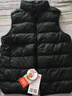 鴨鴨兒童羽絨背心馬甲新短款輕薄男女童秋冬裝中大童裝休閑馬夾GM 黑色 160 曬單實(shí)拍圖