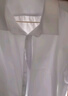 貓人（MiiOW）襯衫男短袖純色商務(wù)職業(yè)正裝男士白襯衫工裝外套襯衣男 白色 L  曬單實(shí)拍圖