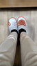 西牧威布拖鞋女2023秋冬季棉拖鞋女可愛室內(nèi)家居地板防滑包頭亞麻布 橘色_(包頭款) 38-39 適合37-38 曬單實(shí)拍圖