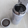京東京造 鈦健康保溫杯 口袋杯【內外純鈦】咖啡男女士水杯子 炫白270ml 曬單實(shí)拍圖