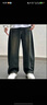 森馬（Semir）王安宇同款丨牛仔褲男復古彎刀褲25冬長(cháng)褲丹寧布褲子109725124107 曬單實(shí)拍圖