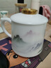 典躍大師手繪羊脂玉瓷茶杯高端辦公室茶水分離泡茶杯個(gè)人專(zhuān)用水杯送禮 大師手繪-（錦繡山河+茶葉罐） 曬單實(shí)拍圖