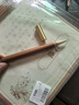六品堂本用金色復古走珠筆原木紅木花梨木金銅簽字筆描金筆檀香筆芯臨摹硬筆 曬單實(shí)拍圖